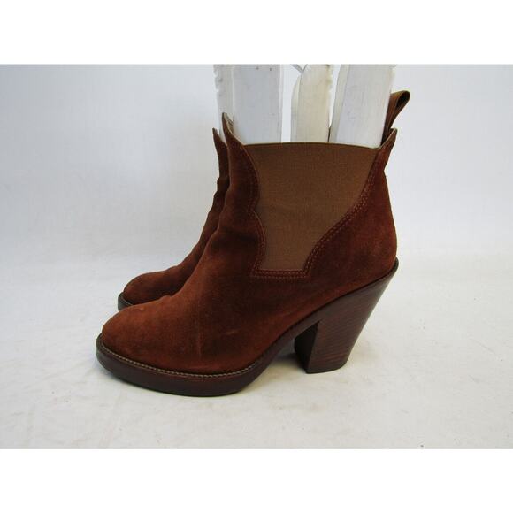 Acne Studios Womens Size 36 EUR Brown Suede Chelsea Ankle Fashion Boots - Picture 1 of 11